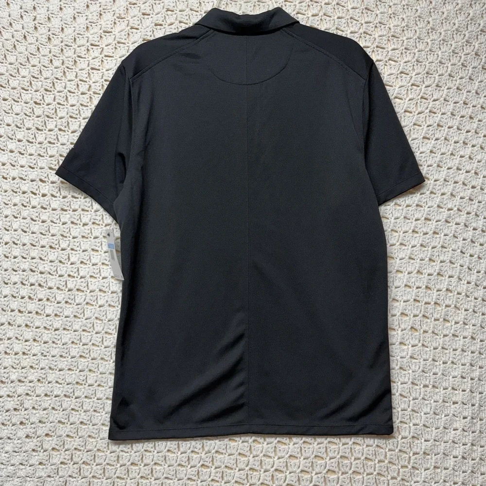 Nike Golf Polo Shirt Mens Sz M Black Performance Dri-Fit Short Sleev BV6042- NWT